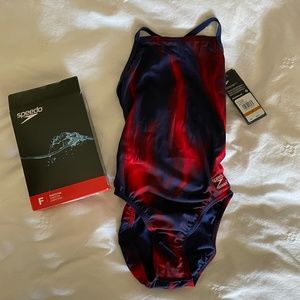 Speedo Women's Vapor Flame Crossback One Piece Swimsuit 24